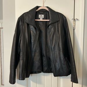 Black Worthington Leather Jacket